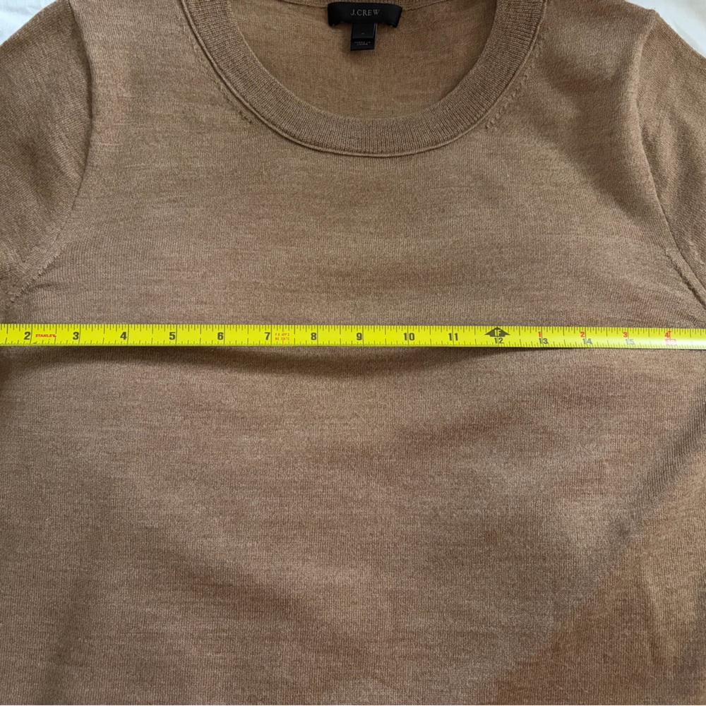 J. Crew Camel Merino Tippi Sweater - Picture 2 of 3